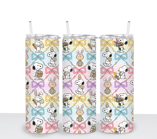 Easter Coquette White Dog - Sublimation Transfer