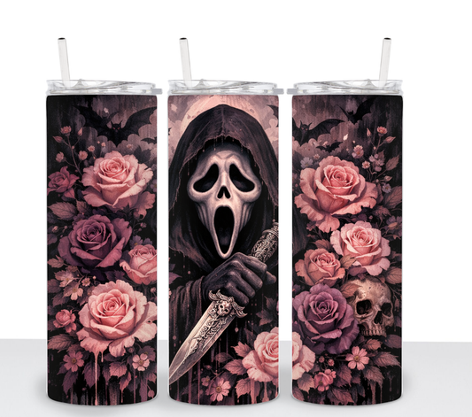 Floral Scream Face - Sublimation Transfer