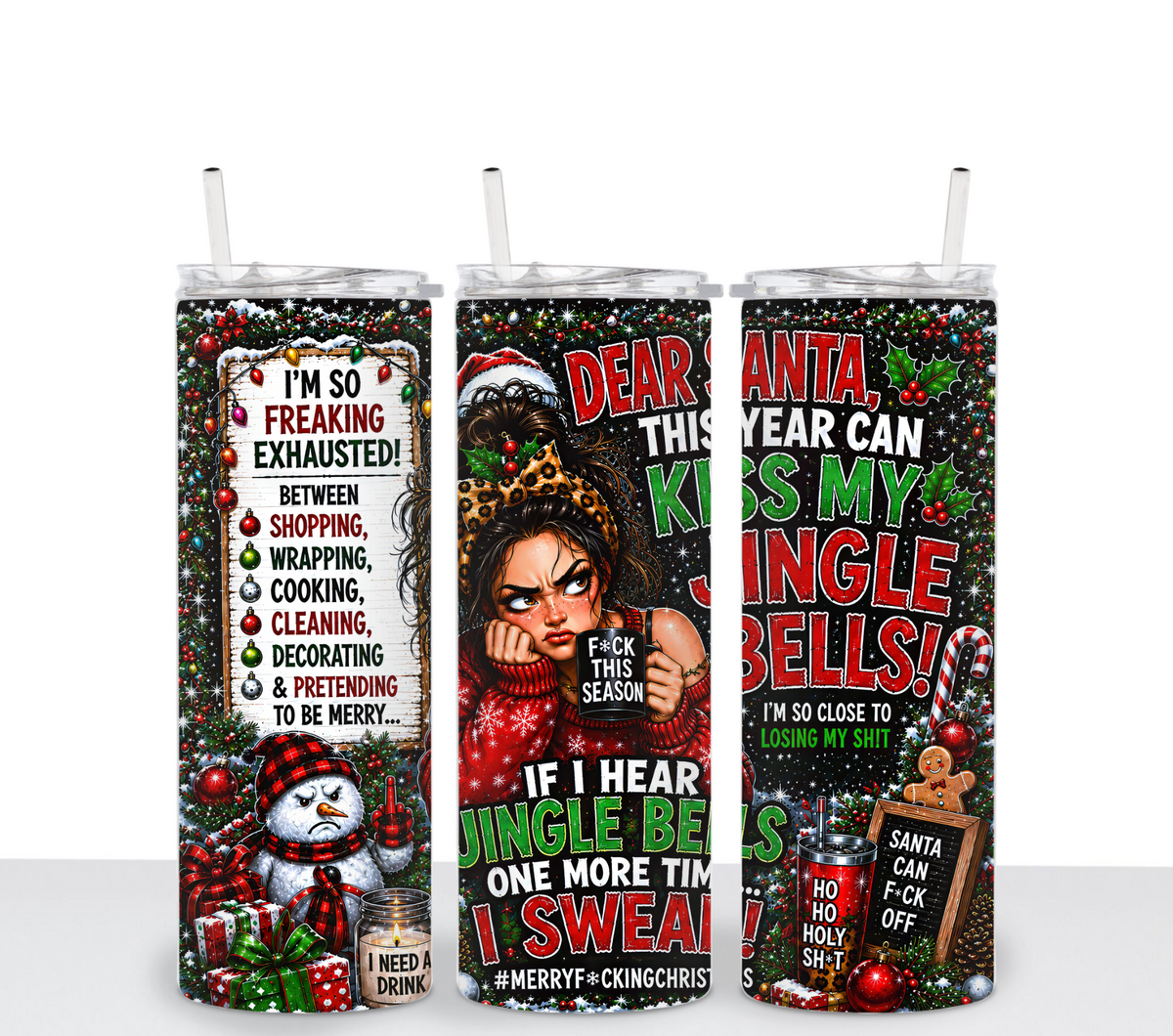 Jingle Bells Girl - Sublimation Transfer
