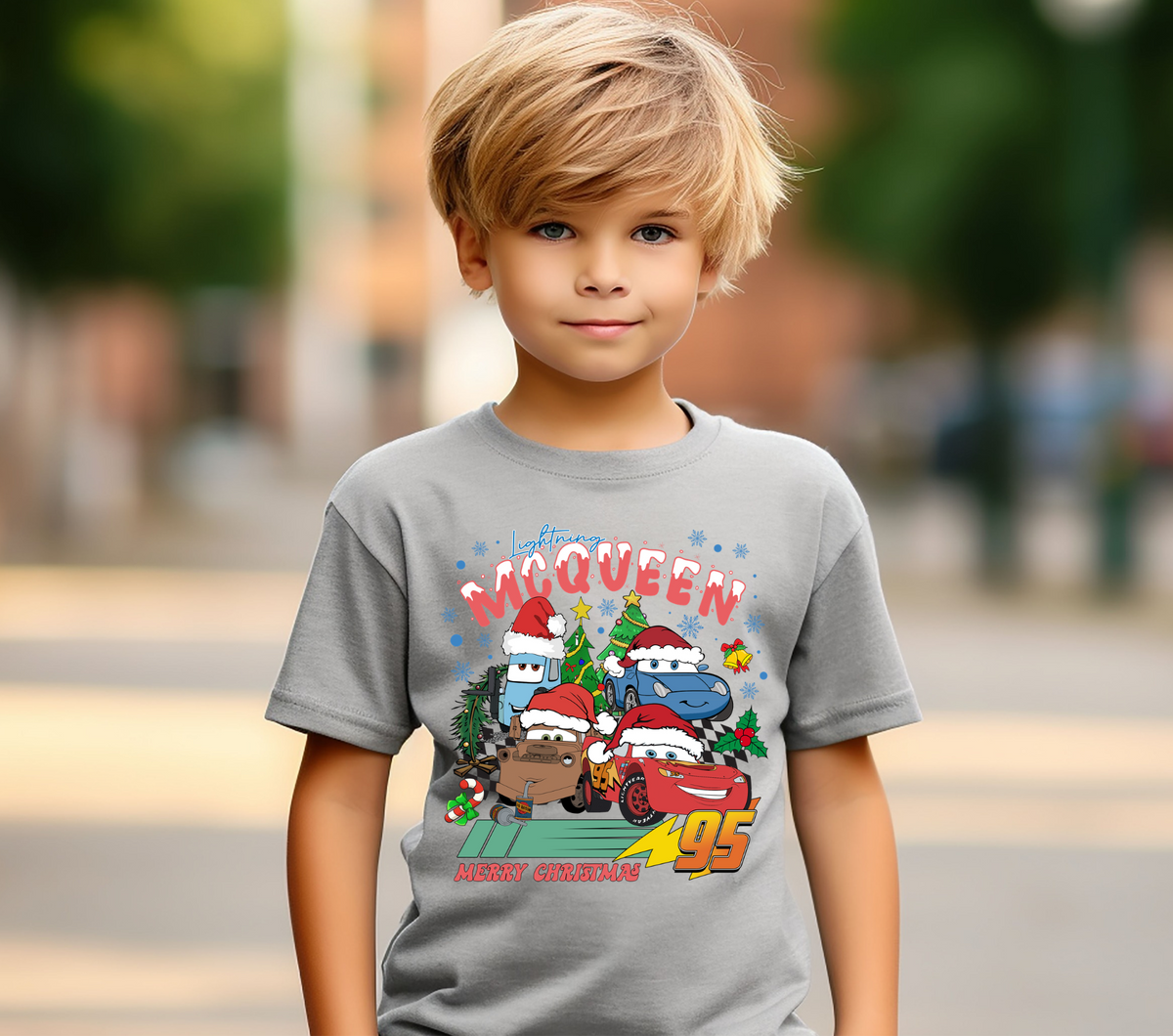 Racing Christmas - KIDS DTF TRANSFER