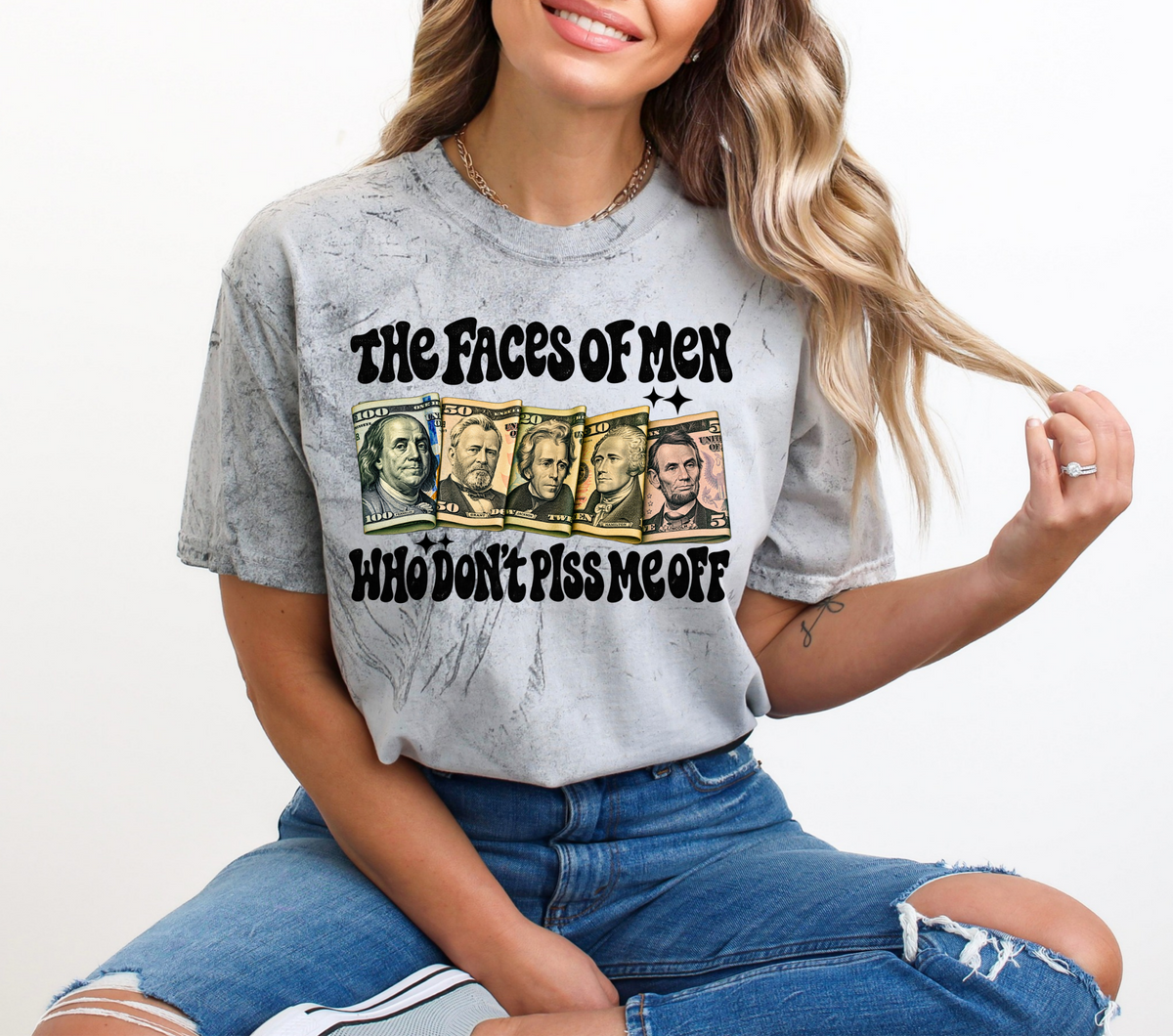 Faces of Men Don't Piss me Off - DTF WHOLESALE