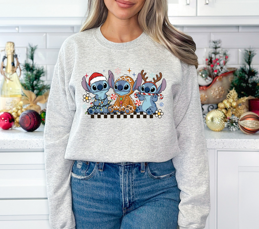 3 Blue Guy Christmas - DTF TRANSFER