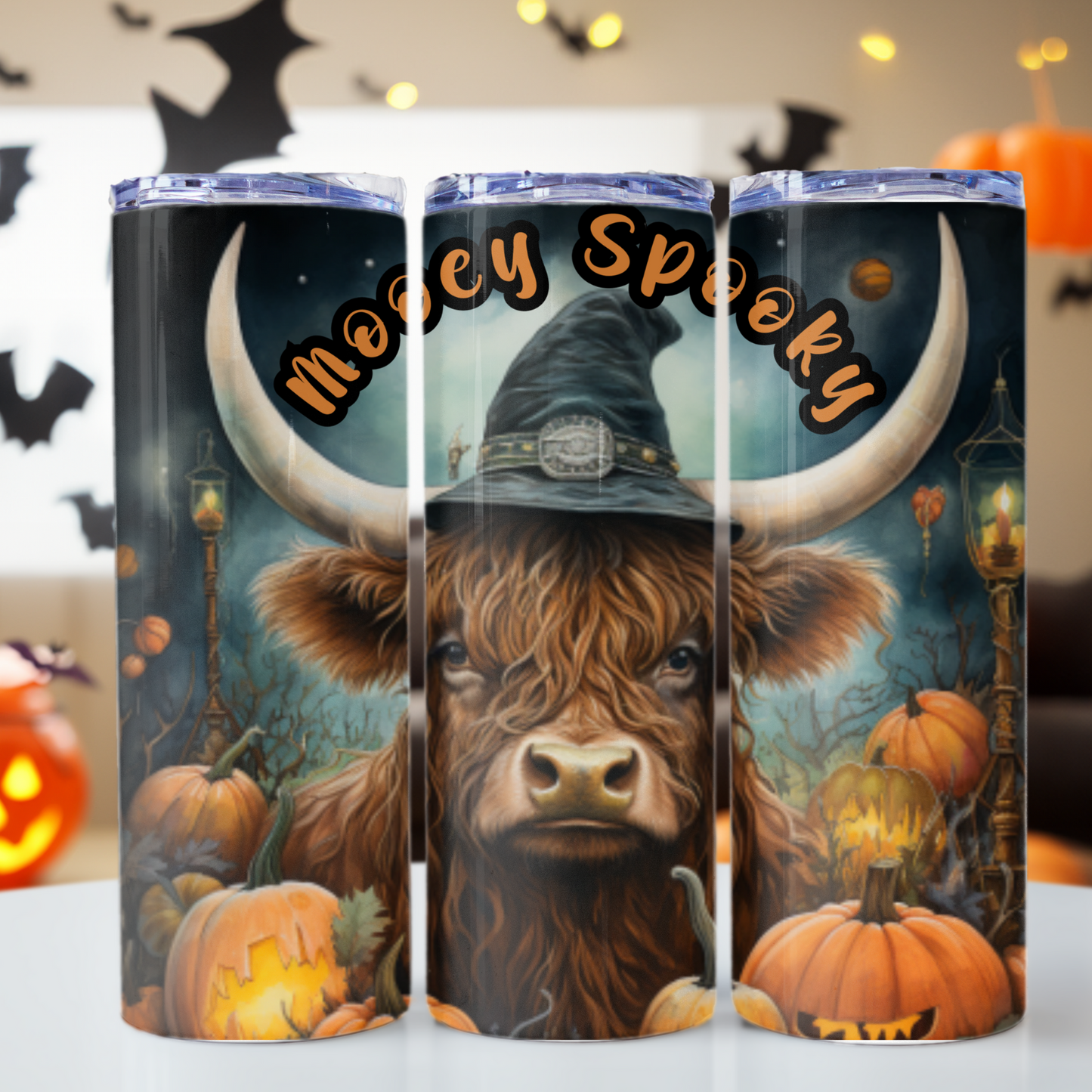 Moooey Spooooky Sublimation Tumbler