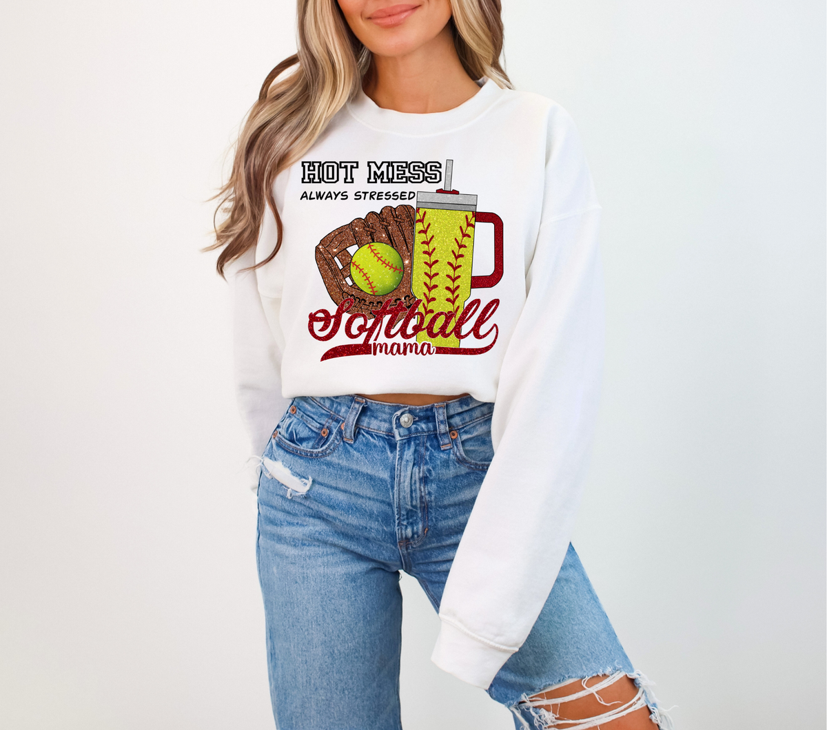 SOFTBALL MAMA - DTF WHOLESALE