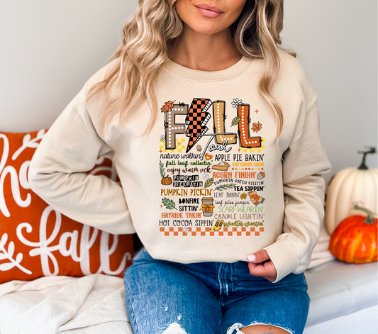 FALL COLLAGE - DTF TRANSFER