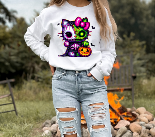 ZOMBIE KITTY - DTF TRANSFER