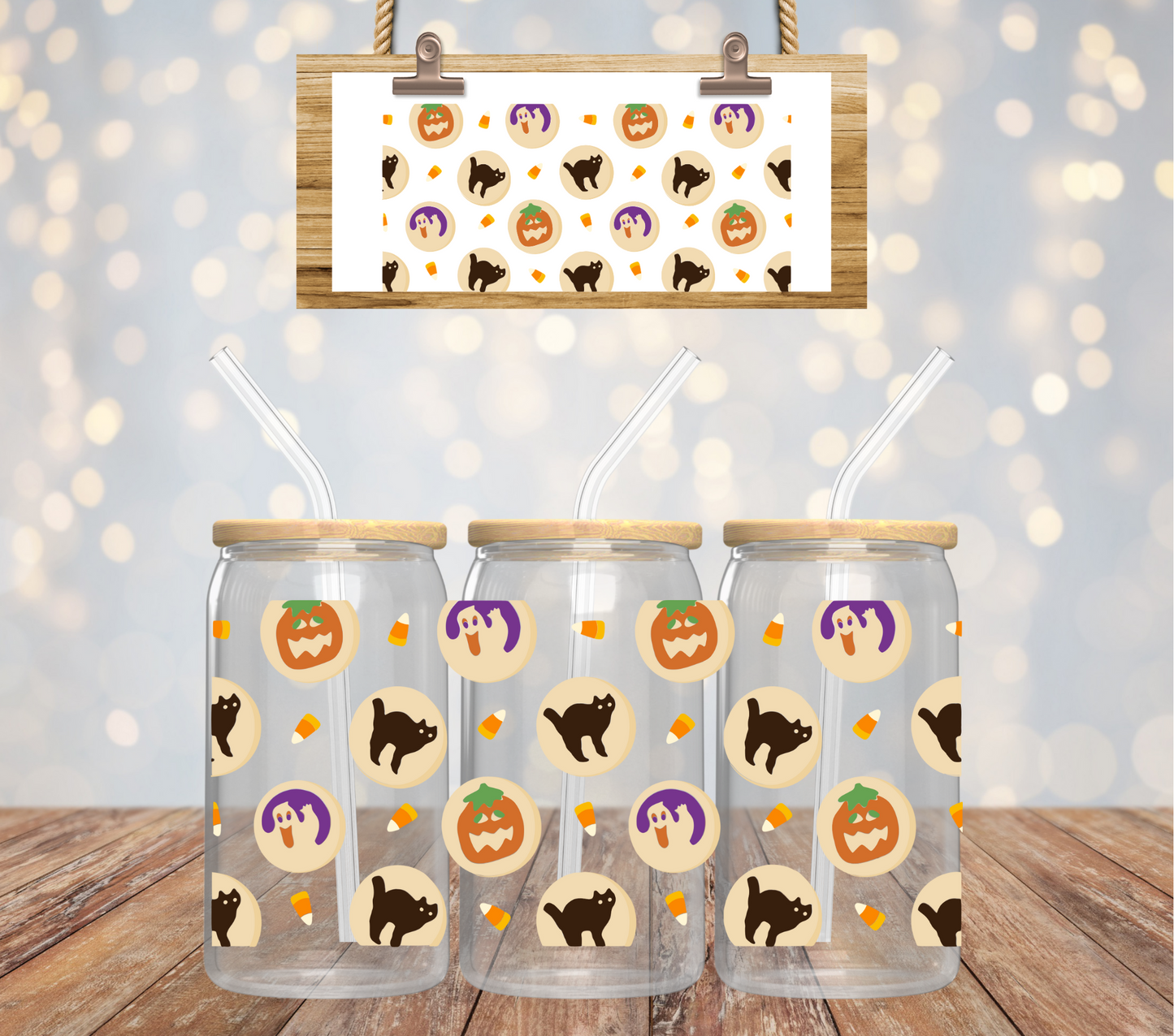 HALLOWEEN COOKIES - 16oz UV DTF CUP WRAP