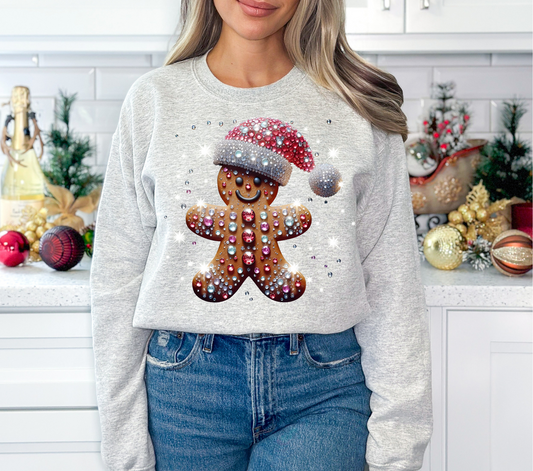 BLINGED OUT GINGERBREAD - DTF TRANSFER