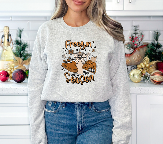 FREEZIN SEASON Brown  - DTF TRANSFER