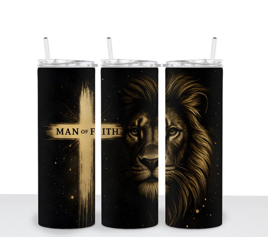 Man of Faith Sublimation Tumbler