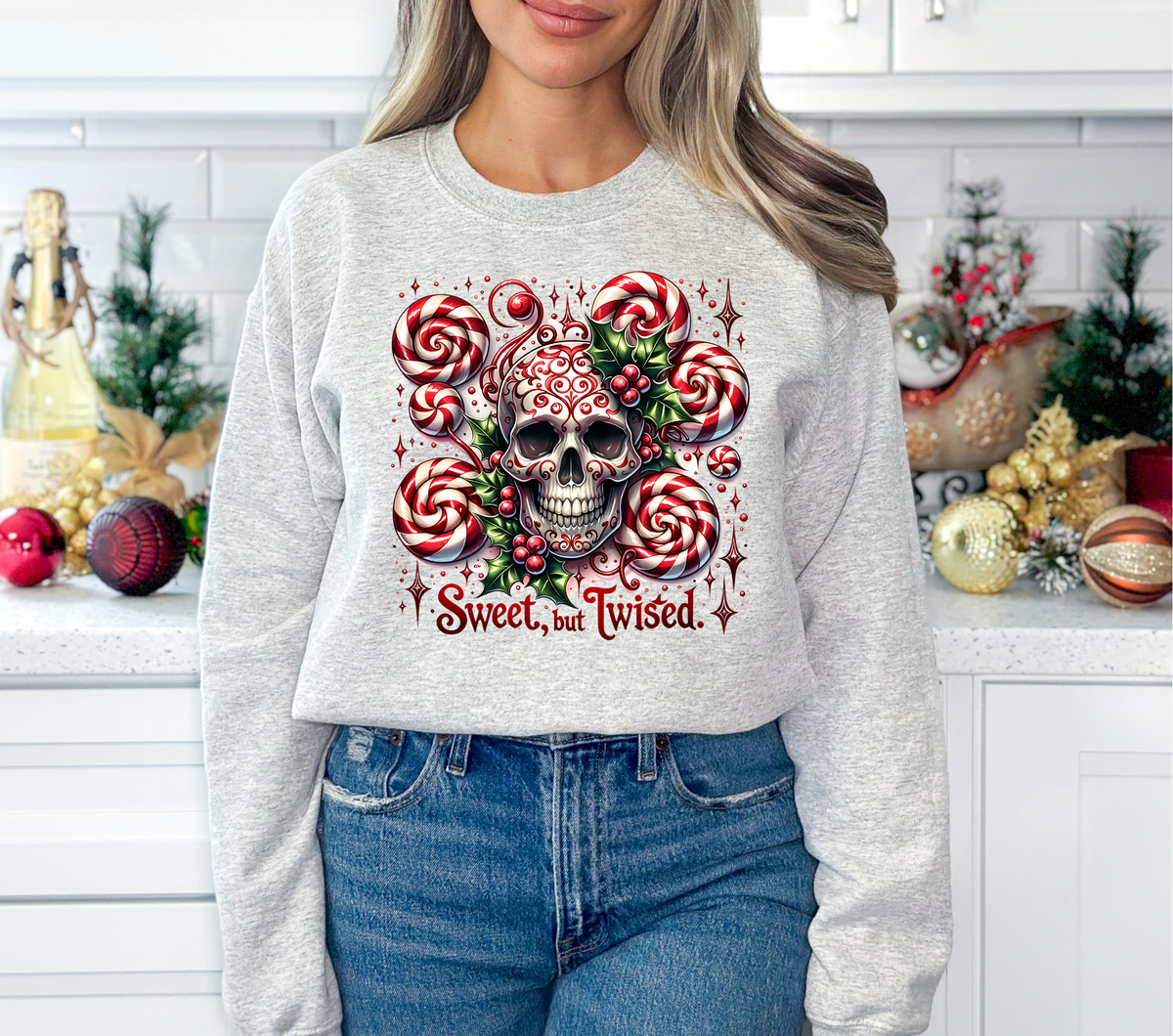 Skull Sweet but Twisted - DTF Transfer