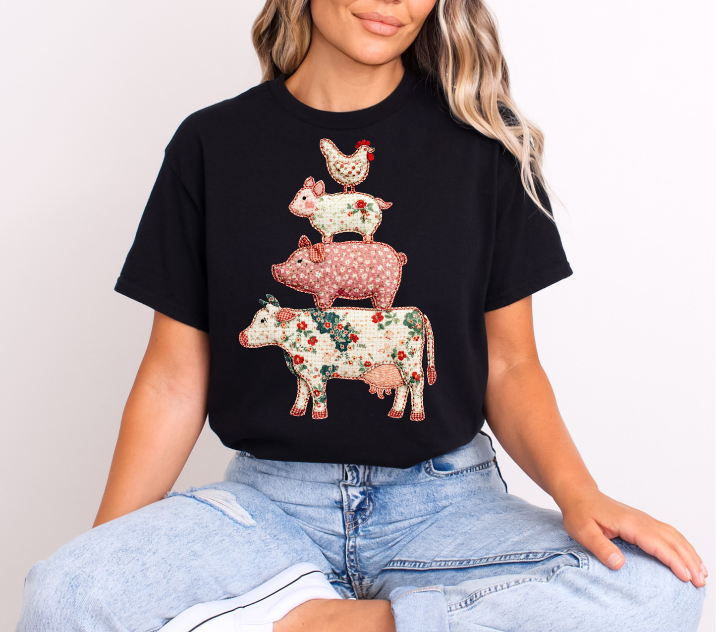 Patch Farm Animals -  DTF Transfer