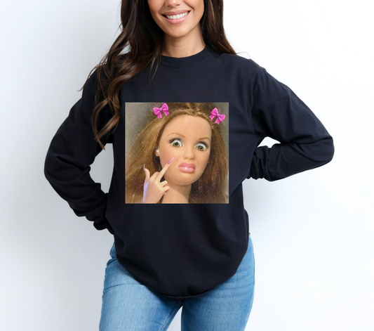 Flip Off Doll - DTF Transfer