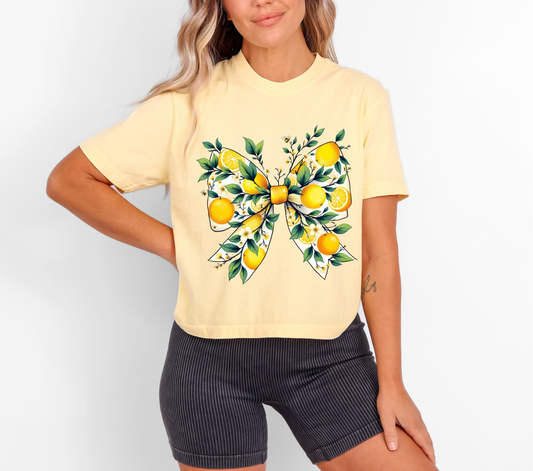 Lemon Bow -  DTF Transfer