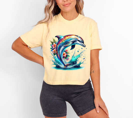 Dolphin Shimmer -  DTF Transfer