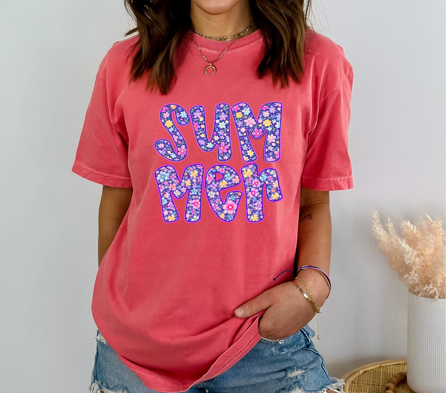 Purple Floral Summer - DTF Transfer