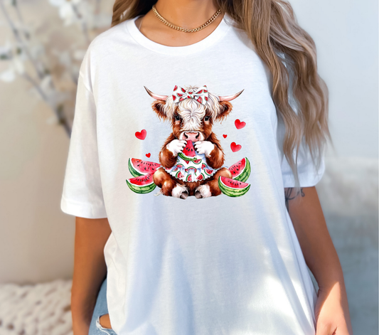 Watermelon Cow - DTF Transfer