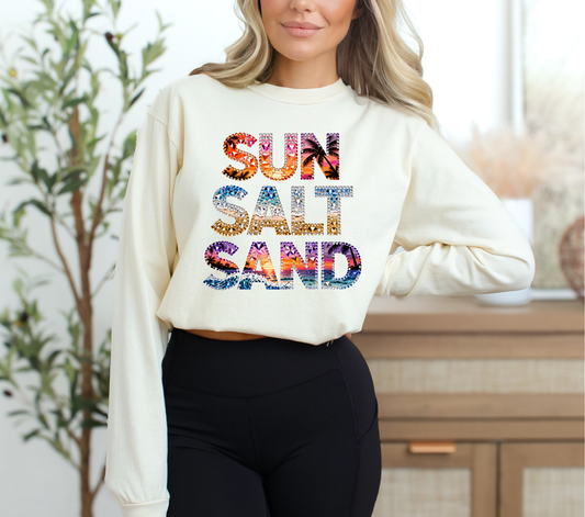 Bling Sun Salt Sand -  DTF Transfer