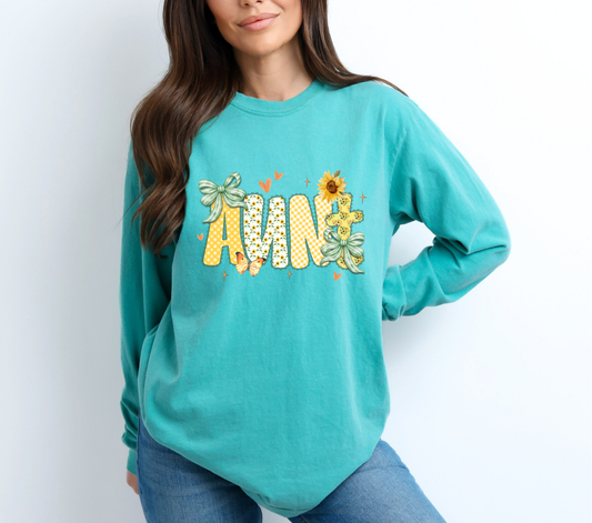 Sunflower Aunt -  DTF Transfer