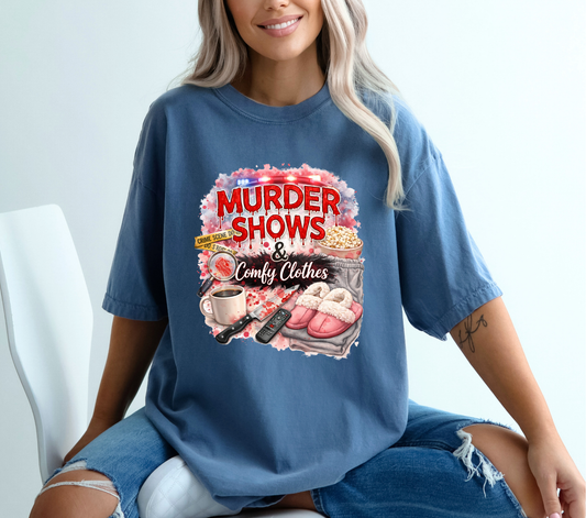 Murder Shows & Comfy Clothes - DTF Transfers