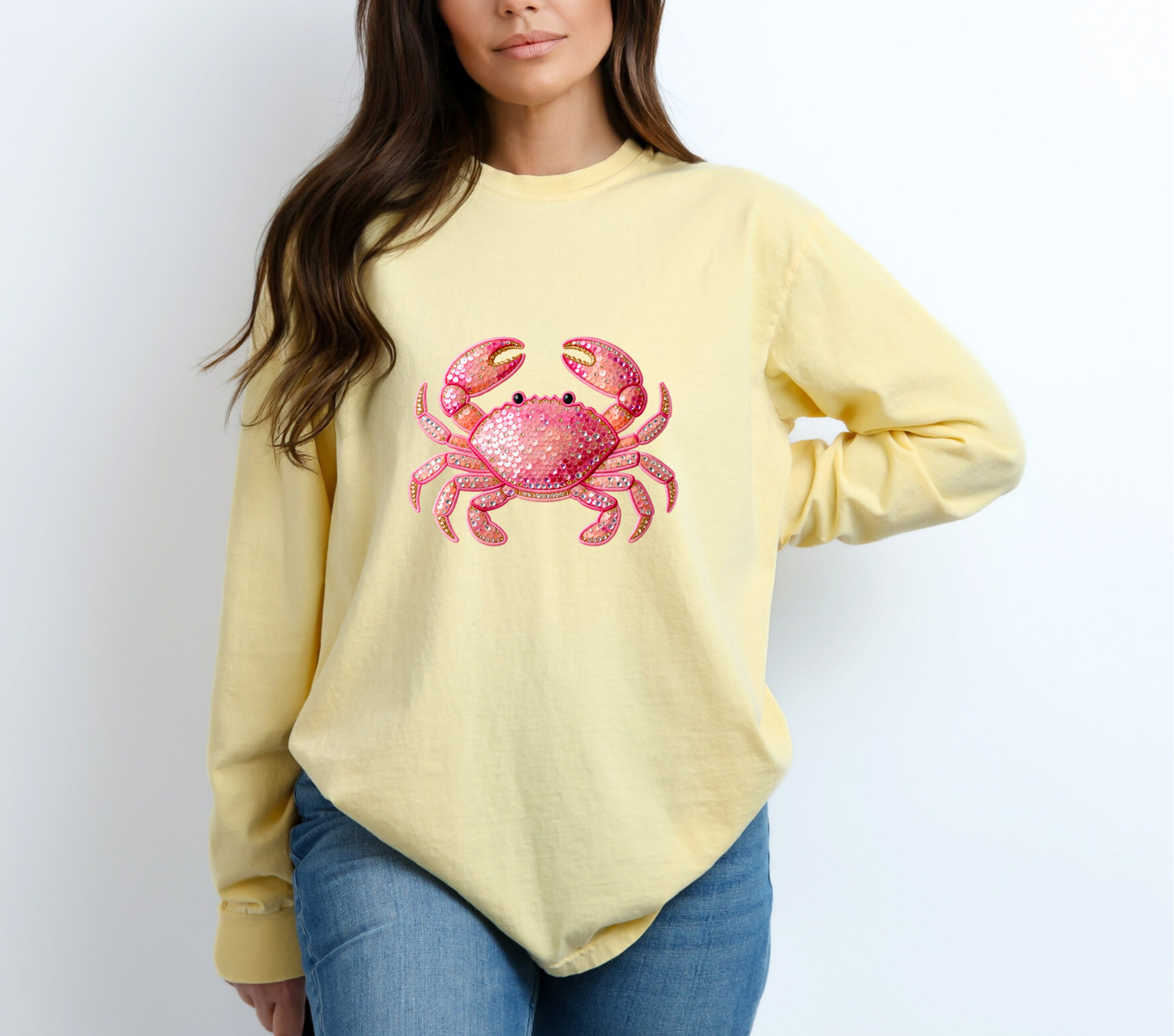 Pink Crab - DTF Transfer
