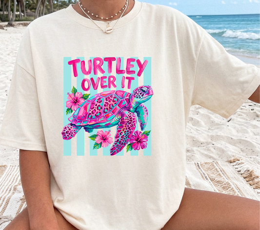 Turtley Over it - DTF TRANSFER