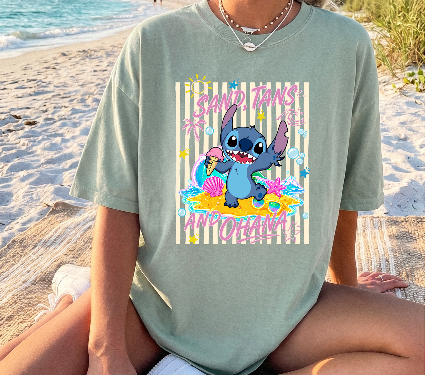 Sand Tans Blue Guy - DTF TRANSFER