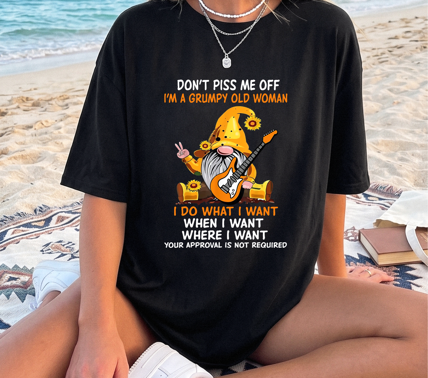 Grumpy Old Woman - DTF Transfer