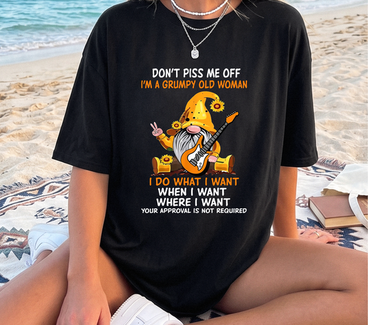 Grumpy Old Woman - DTF Transfer