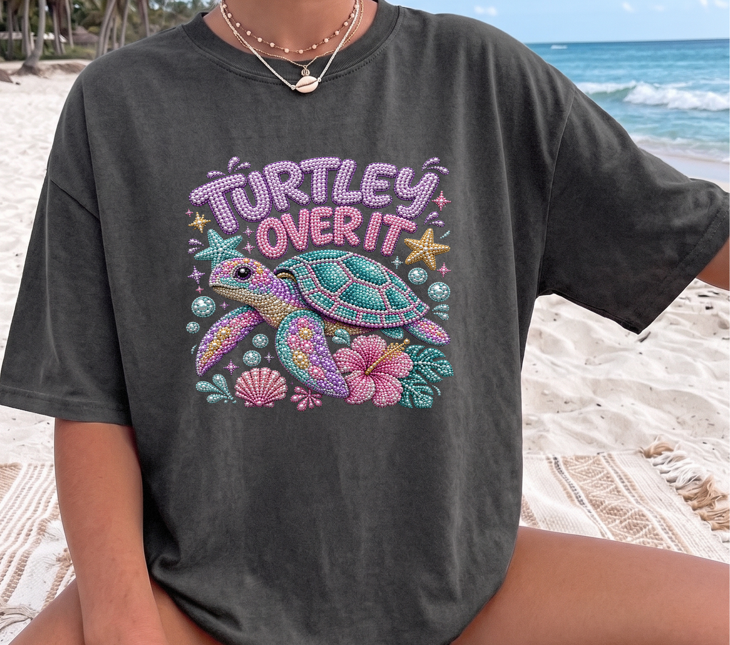 Turtley Over it - DTF TRANSFER