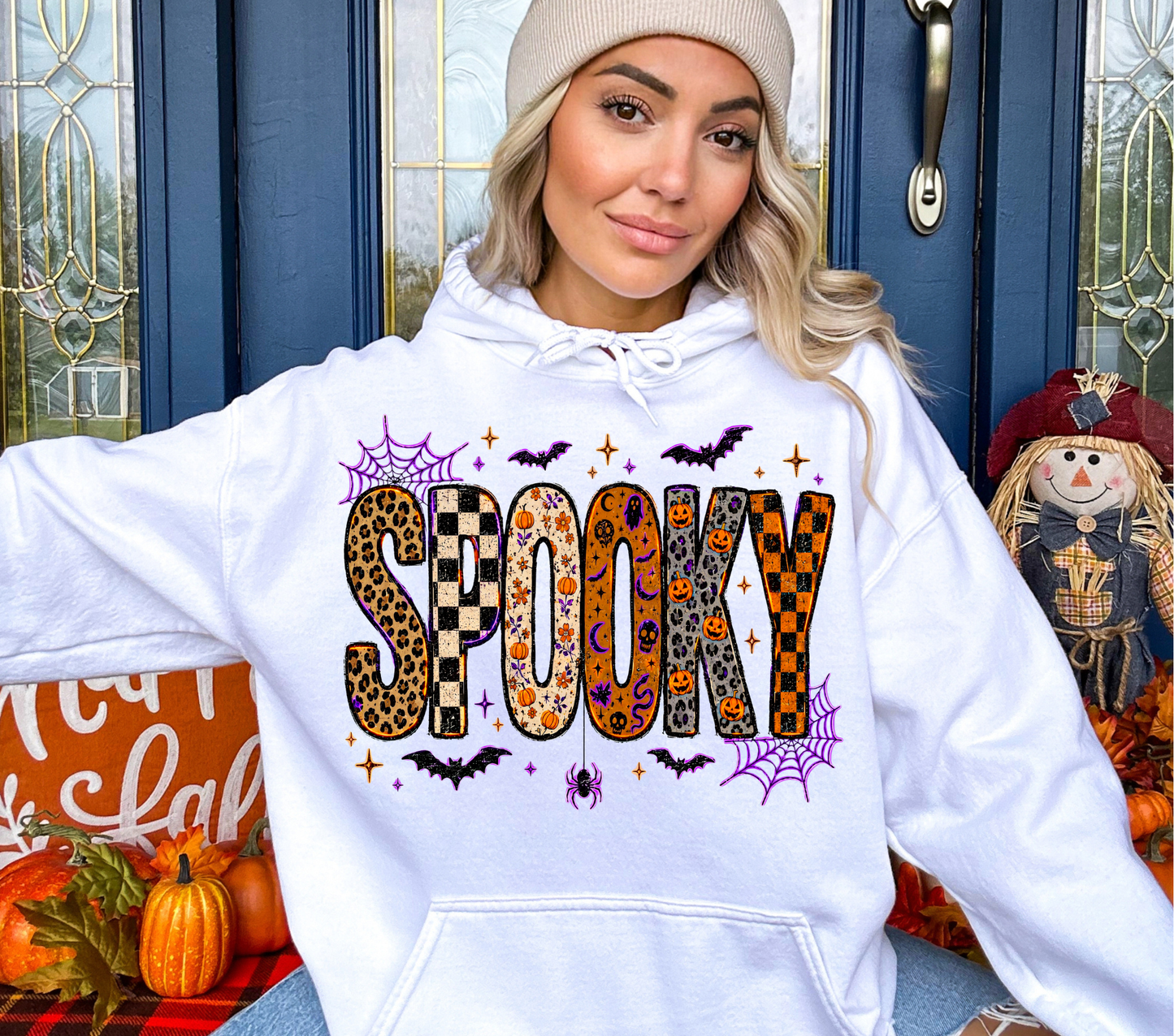 Purple Web Spooky - DTF Transfers