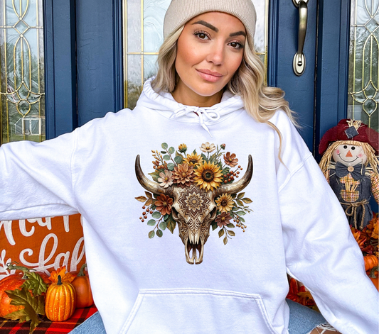 Western Boho Skull - DTF Transfers