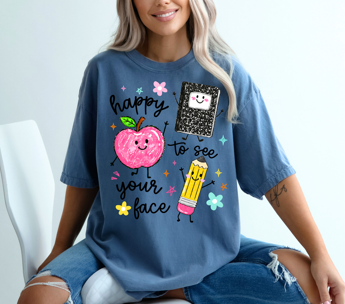 Happy to See your Face -  DTF Transfers