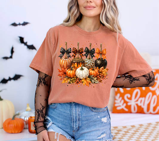 Candy Apple Pumpkin - DTF Transfer