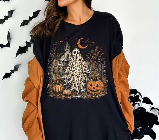 Haunted Leopard GHost -  DTF Transfer