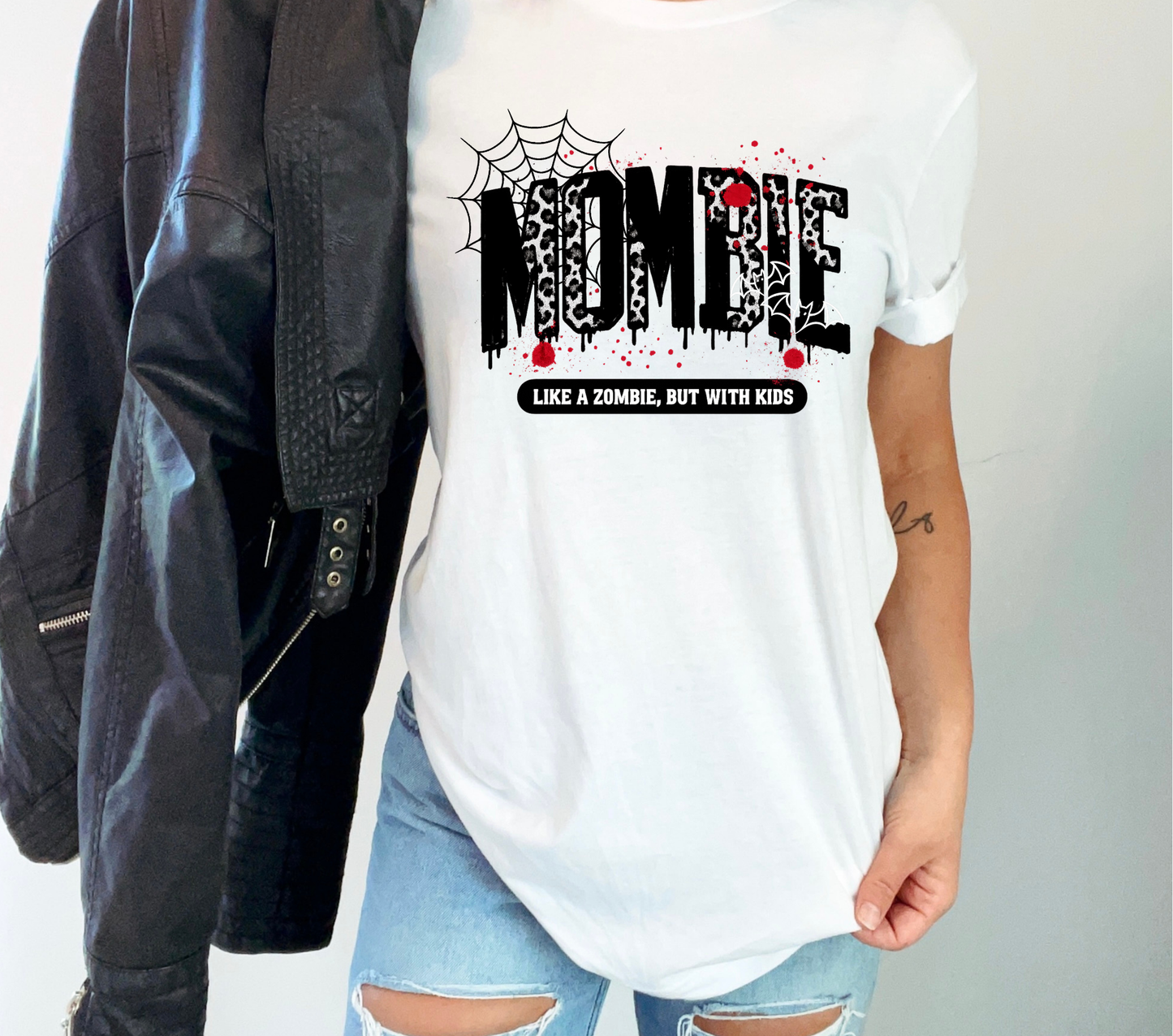 Black Red Mombie -  DTF TRANSFER