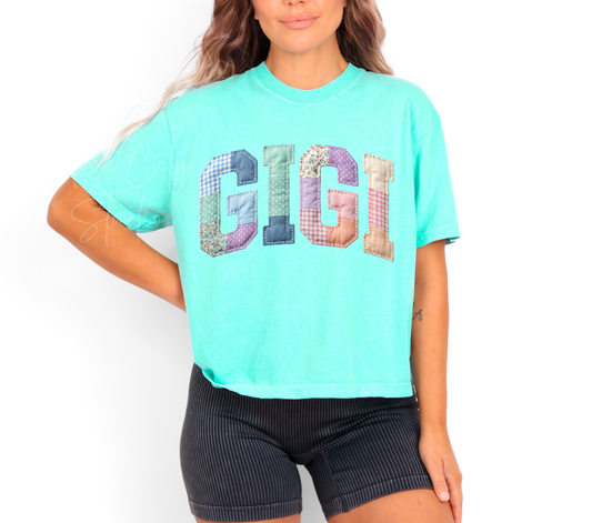 Patchwork Gigi - DTF TRANSFER