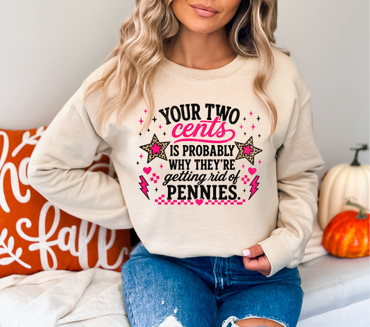 2 Cents - DTF Transfer