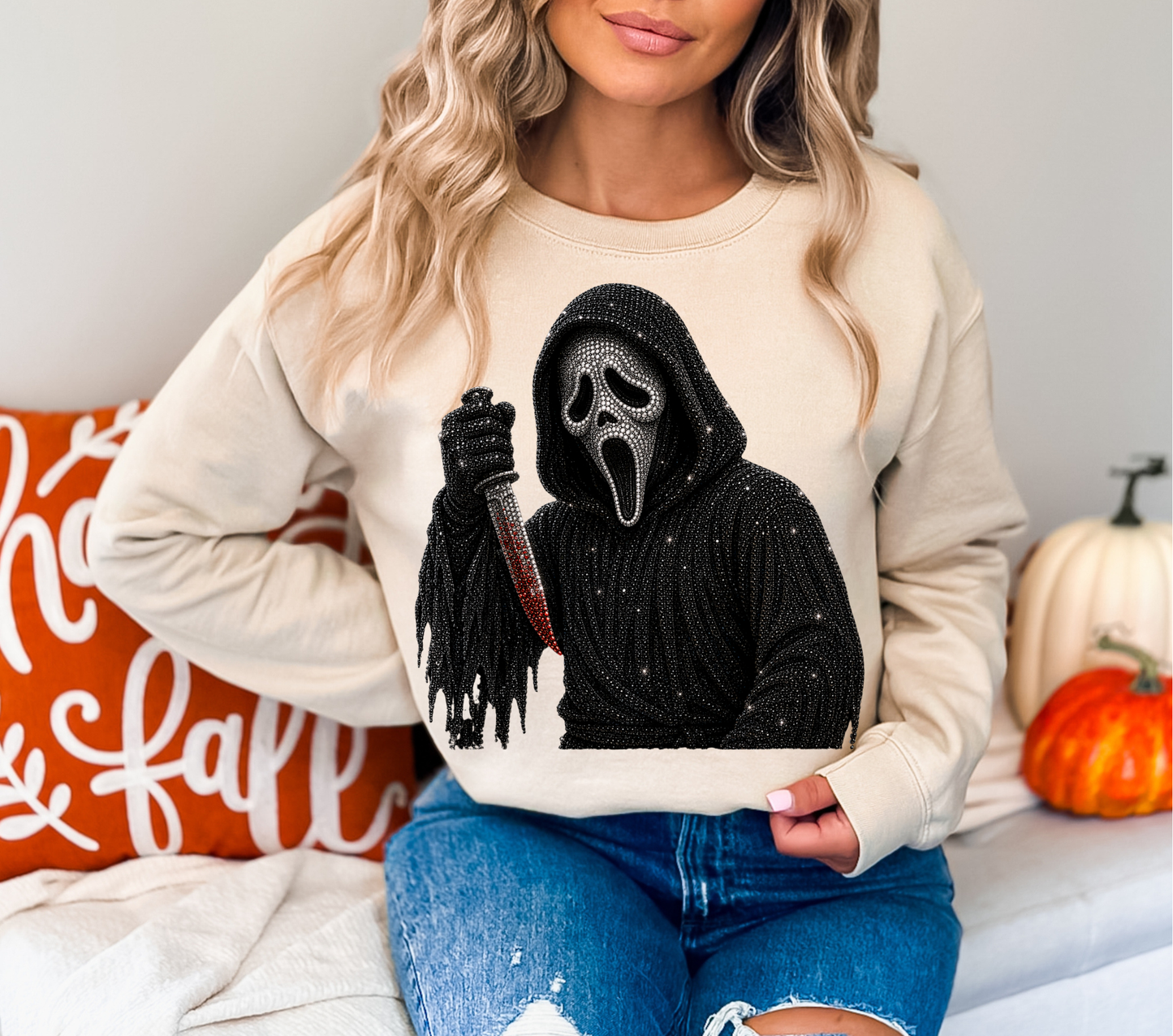 Faux Bling Scream -  DTF TRANSFER
