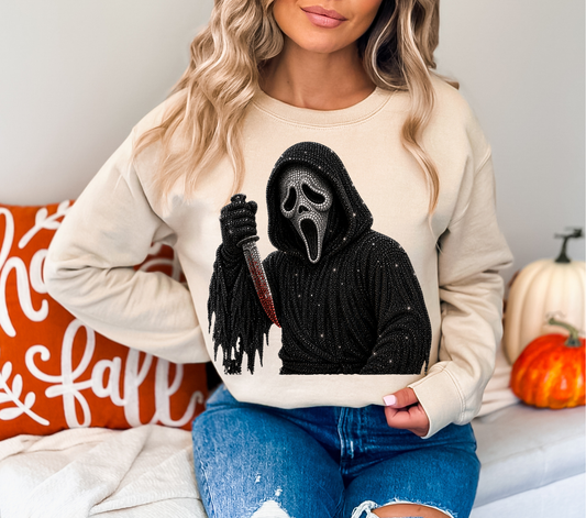 Faux Bling Scream -  DTF TRANSFER
