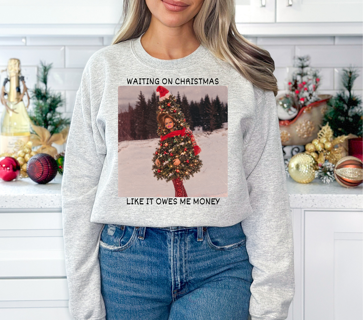 Waiting on Christmas - DTF Transfer