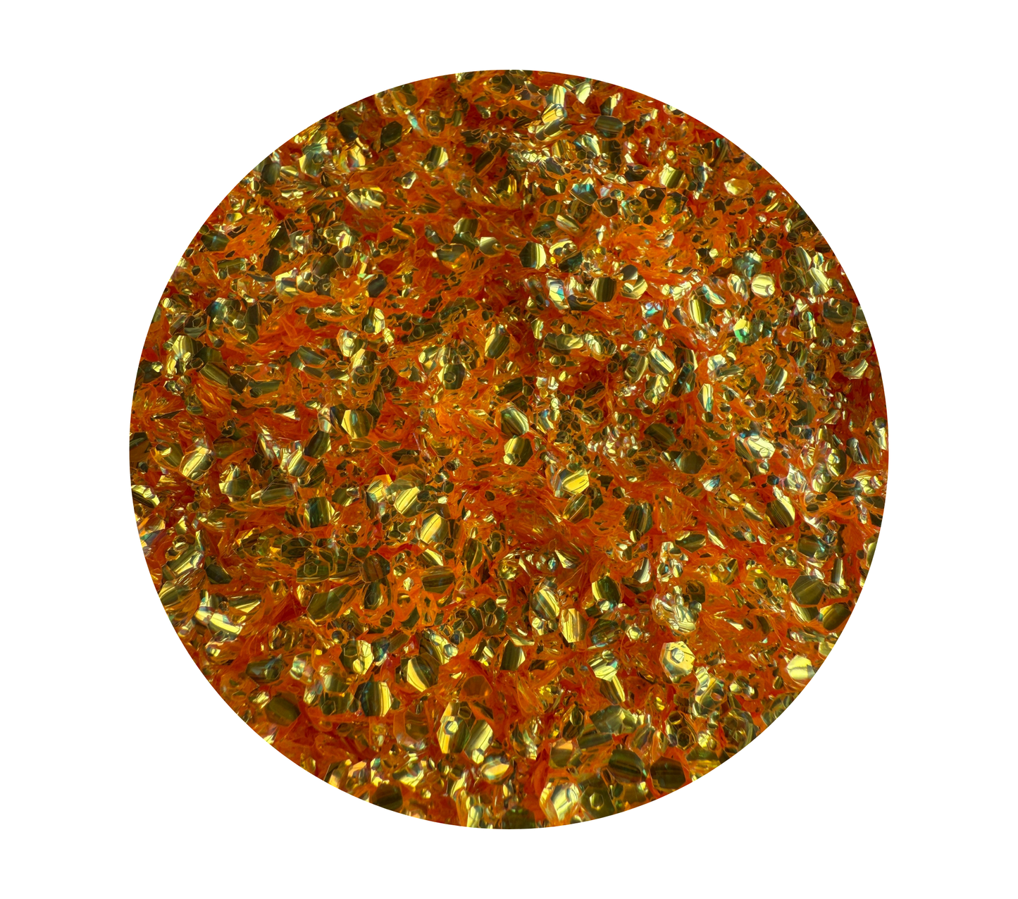 Bubble Glitter - Gold Rush Orange