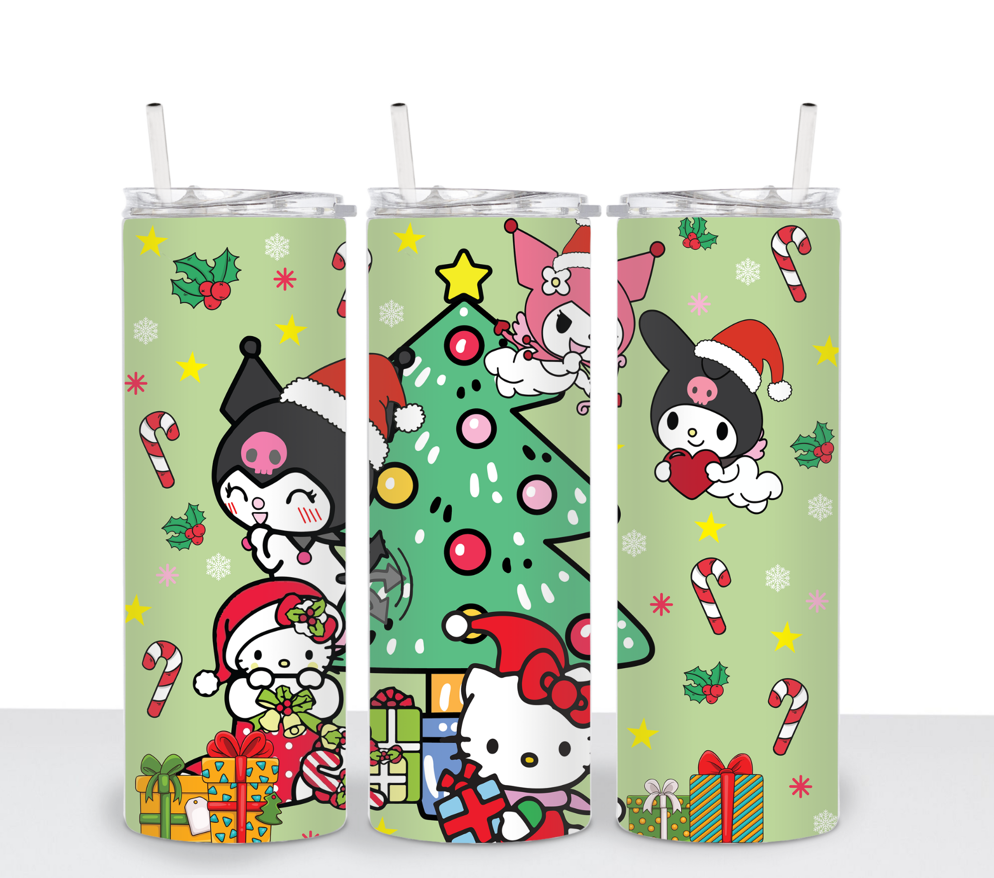 kitty friends Christmas – TT's Tumblers & Transfers