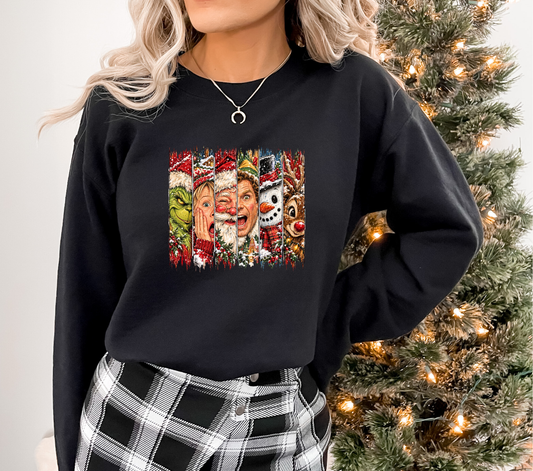 Christmas Faces - DTF Transfer
