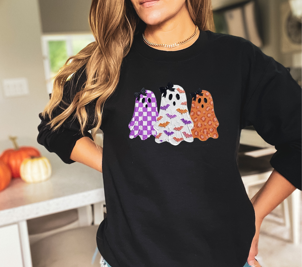 Purple Orange 3 Ghost - DTF TRANSFER