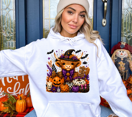 Trick or Treat Cow -  DTF Transfer