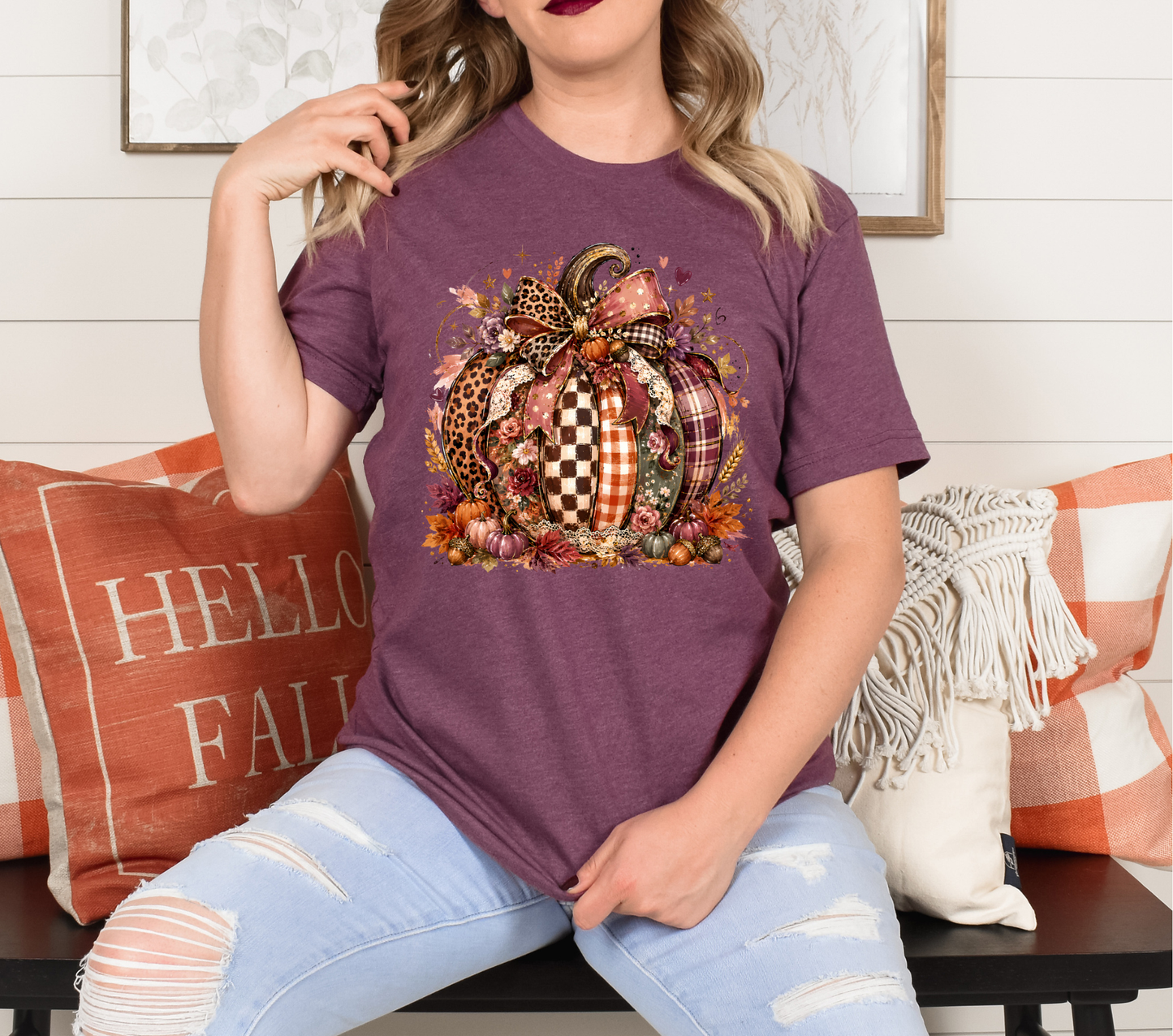 Multi Pattern Pumpkin - DTF TRANSFER
