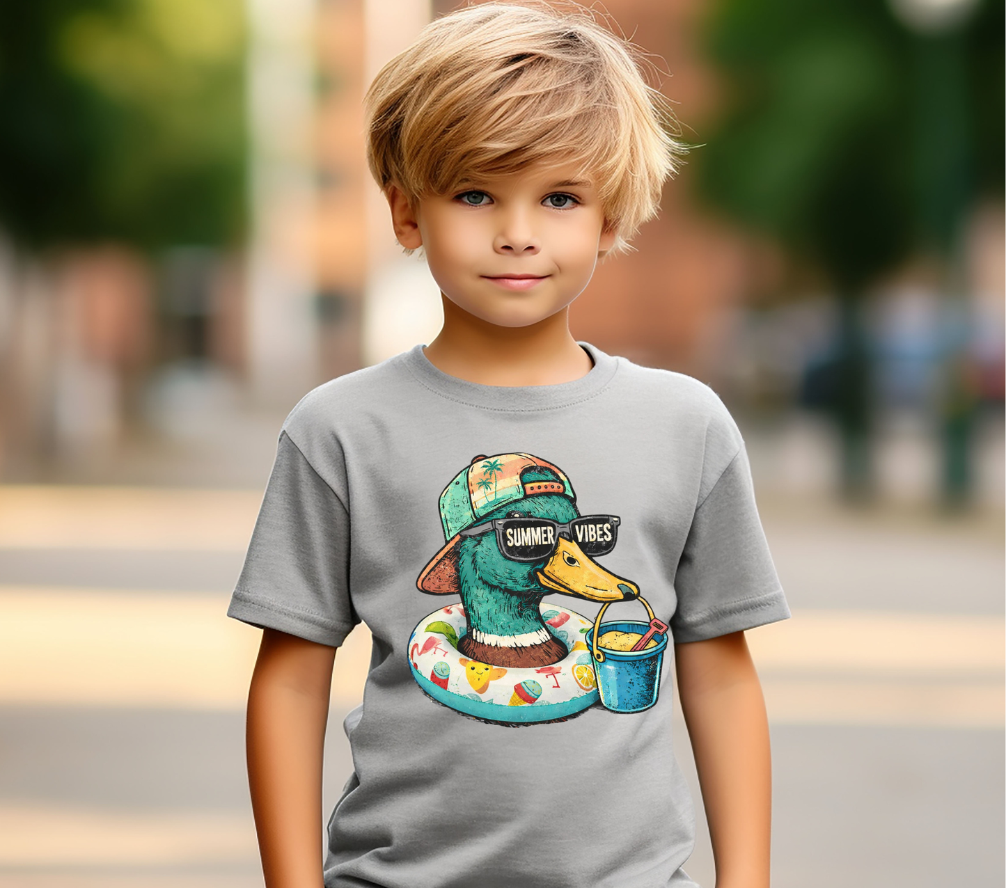 Duck Swim - Kids DTF TRANSFER