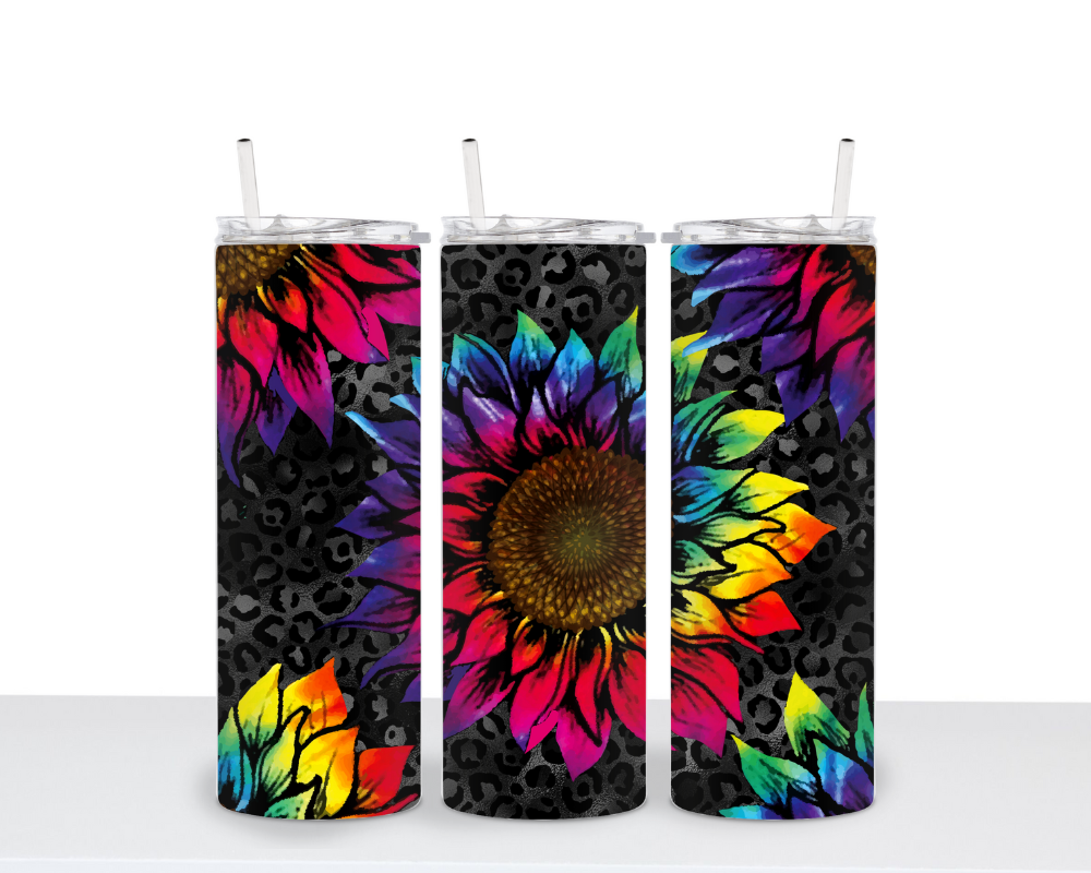 Neon Flower Sublimation Transfer