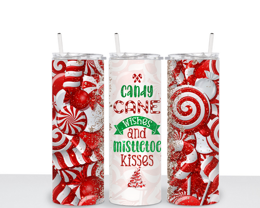 Candy Wishes & Mistletoe kisses sublimation transfer